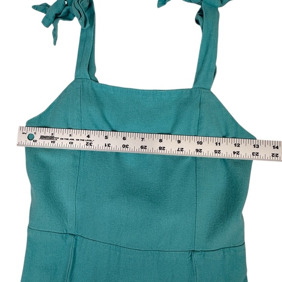 GB Girls Sleeveless Fit and Flare Teal Boho Midi Dress size 12 - Picture 6 of 10